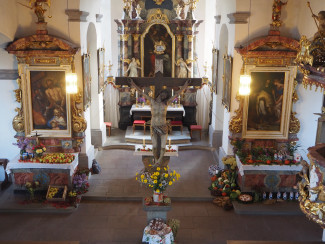 Erntedankfest 2023 - Altar in Eibelstadt