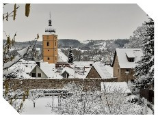 St. Bartholomäuskirche im Winter